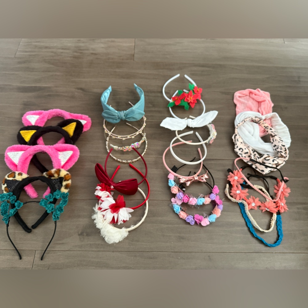 Girls Headband Collection Lot Bundle - Picture 2 of 8